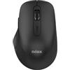 Nilox, Mouse Verticale Wireless Bluetooth, Ergonomico RGB, Connessione Dual 2.4GHz e Bluetooth 5.2, DPI Regolabili 800/1200/1600, 6 Pulsanti Silent Click, Ricaricabile USB-C, per PC, Nero