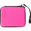 TIKATARER Custodia da Trasporto Rigida in EVA per 2DS, Custodia da Viaggio per 8 Supporti per Carte da Gioco, per Console Antiurto e Antipolvere, Ideale per Accessori 2DS (PINK)