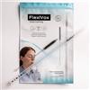ALEJANDRO FUENTES FlexiVox® compatibile con Metodo Lax Vox | Ideale per Allenamento Vocale SOVT | Cantanti, Logopedia e Terapia della Voce | Tubo Calibrato 35cm, Spazzola ed eBook incluso (Trasparente)