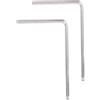 Dilwe Chiave per chitarra, 2 pezzi Chiave a brugola Truss Rod 4mm / 5mm per chitarra (5mm-argento)