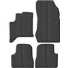 Gledring Tappetini in Gomma Compatibile con Lancia Ypsilon (L21) MHEV 2024- (Profilo T 4-Parti + Clip di Montaggio)