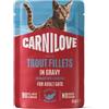 Carnilove - Gatto - Gravy - Filetti di Trota in Salsa con Echinacea