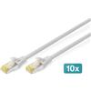 DIGITUS Cavo patch RJ45-RJ45, cat.6A, S/FTP, AWG 26/7, LSOH DK-1644-A-0025-10