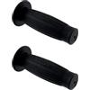 cyclingcolors Manopole moto 125 mm in gomma per manubrio ideali café racer scooter maxiscooter ciclomotore, nero