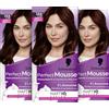 Perfect Mousse Schwarzkopf Perfect Mousse - Colorazione permanente in schiuma 388/3-88, colore rosso scuro (3 x 93 ml), colore per capelli con perfetta copertura dei grigi, colorazione per una cura intensa e