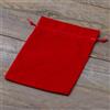Sacchetto Rettangolare In Velluto Bordeaux 20×15 - LF