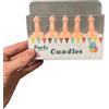 LITTLE GENIE PRODUCTIONS Candeline a Forma di Pene Nature