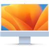 Apple iMac 24 pollici (2021) M1 8-Core, 4 porte Thunderbolt, Blu - 8GB - 512GB SSD - Eccellente