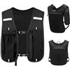 PIWOSGOL Zaino Idratazione 2.5L Trail Running Uomo Donna - Gilet da Corsa Leggero e Traspirante, Riflettente, Accessori Running per Escursionismo, Ciclismo, Trekking, Mountain Bike