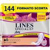 Lines Specialist Lady Extra, Assorbenti per Incontinenza Donna, con Tecnologia Zero Odore e Barriere Laterali Protettive, Scorta Mensile, 4 Confezioni da 10 Unità