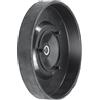 Einhell - Disco di estrazione in pelle (accessori per smerigliatrice a umido, adatto per smerigliatrice a umido Einhell TC-WG 200, Ø 180 mm x 30 mm, attacco Ø 12,7 mm, fino a max. 110 min-1)