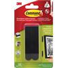 Command 17202BLK Immagine di Fissaggio, Confezione da 4, 2 Fogli, Misura Grande, Nero