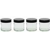 mikken Viva Articoli per la casa - contenitori in Vetro con Tappo, Vetro, Trasparente, 60 ml