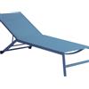 Greenwood Lettino prendisole con ruote blu di Greenwood