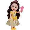 Disney Princess - bambola 38 cm di Belle, con i suoi abiti iconici arricchiti da dettagli glitterati, tiara scintillante e scarpette coordinate, i suoi occhi brillano