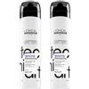 L'Oréal Professionnel Paris L'Oréal Professionnel Spray in polvere a secco per tutti i tipi di capelli, volumizzante e strutturante, per una maggiore aderenza e consistenza, Tecni.ART, Volume Panache Compressed, 2 x 250 ml