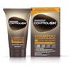 Just For Men Control GX, shampoo e balsamo 2 in 1, riduce gradualmente e permanentemente i capelli grigi ad ogni lavaggio, tutte le tonalità, 118 ml
