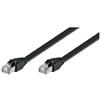 Intellinet Cavo di rete Patch piatto in Rame Cat. 6 Nero UTP 1 mt