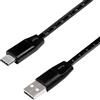 Logilink Cavo LogiLink USB-A 2.0 USB-A male a USB-C male, black, 1m [CU0157]