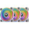 Thermaltake Ventola 120x120 Thermaltake Riing Quad 12 RGB Pack 3-Pezzi Premium Edition Bianco