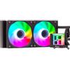 Itek Dissipatore cpu a liquido Itec Hydro Cube 240B ARGB 240mm Nero [ITLCHCA240]
