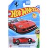 Hot Wheels Ferrari F40 Competizione, collezione 2025, modello auto pressofuso, 198/250 (scheda corta)