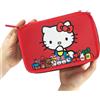 Astuccio Hello kitty Rosso 3 Zip By Panini