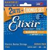 ELIXIR NANOWEB SUPER LIGHT 009-042 SET 3 MUTE PER CHITARRA ELETTRICA LIMITED EDITION