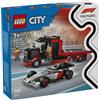 LEGO SPA CITY 60493 CAMION DISPLAY CON AUDI VEICOLO F1