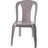 ARETA S.R.L. Sedia Talia Tortora 100% Resina, Sedia da Giardino per Esterno