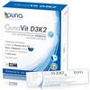 Guna GunaVit D3K2 con Microrganismi Probiotici MIcroincapsulati - 30 Bustine - Integratore Alimentare con Edulcoranti a Base di Vitamine D3 e K2, Zinco e Magnesio Marino.