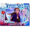 Ravensburger - Puzzle 3 Anni, Giant Floor Puzzle 24 Pezzi, Frozen 2 - Puzzle Bambini 3 Anni, Collezione Disney, Giochi Educativi e Divertenti, Idee Regalo