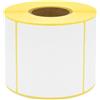 MD Labels Etichette termiche bianche su rotolo 100 × 100 mm - 500 pezzi, adesive permanentemente, etichette per codici a barre autoadesive per etichettatura