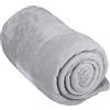 Arti Casa ArtiCasa Coperta in pile, 150 x 200 cm, copriletto, coperta per divano, coperta per 1 persona, decorazione per soggiorno, lavabile in lavatrice, grigio, pile/poliestere