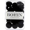 Bohin Chiusure a Scatto, Mixed, Nero, 13mm, 8 unità