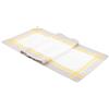 Deco Mex Halley Runner 45 x 150 cm, bianco/giallo/grigio