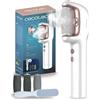 Cecotec Lima Elettrica Piedi Calli con Batteria Ricaricabile SkinCare Steam Silky. Funzione Vapore, 3 Testine, Resistente all'Acqua IPX7, 3 Velocità, Raschietto Extra, Raspador per pelle Secca e Dura