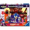 Ravensburger - Puzzle Sonic Prime, Collezione Giant Pavimento, Idea Regalo per Bambini 6+ Anni, Gioco Educativo e Stimolante, 125 Pezzi Giganti, 70x50 cm