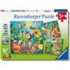 Ravensburger - Puzzles Insetti Confezioni Da 3 | Puzzle Bambini 5 Anni O Più | Regalo Bimba 5 Anni 3 X 49 Pezzi | Puzzle Bambini 21 X 21 Cm | Puzzles Perfetti Ravensburger
