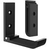 Geekria set da 2 supporti per cuffie, supporto pieghevole da parete, supporto per cuffie in alluminio resistente con protezione, compatibile universale con Bose, Sony, JBL, Sennheiser