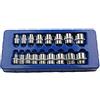 Bergen US PRO Set di chiavi a bussola esagonali, 17 pezzi, 3/8, 8-24 mm, basso