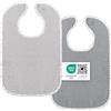 Wörner Südfrottier Wörner - Set da 2 Bavaglini Neonato Cotone - Bavaglini Neonata - Misura regolabile con Bottoni, certificati Ökotex - Spugna 100% Cotone