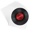 DGN 100 Pezzi 7 Pollici Buste Vinili Esterne, 19 x 19 cm Plastica Buste per Vinili, Dischi Vinile 45 Giri, Molto Trasparenti, Robuste e Antistatiche, Protezione Ottimale pour Singoli 7 LP Dischi