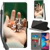 PHINIENLAND Cover per Samsung Galaxy A20e / A10e Case PU Pelle Custodia [Kickstand] [Chiusura magnetica] [Slot per Schede], Portafoglio Flip Custodia per Samsung A20e,Gattino