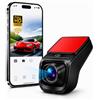Generico Dash Cam WiFi 1080P Full HD con Monitoraggio Parcheggio 24H, Visione Notturna, Audio, Grandangolo 170°, Loop Recording, Supporto MicroSD fino a 64GB
