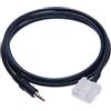 Keple Mazda Aux IN Musica CD Adattatore 3.5mm Audio Jack Cavo Mp3 connettore Compatibile con Samsung Galaxy, HTC ONE, Huawei, Sony Xperia, Lumia, LG Phone, Ipod, MP3 Player a Mazda 6, 3, 5, 2, MX5, RX8, M6