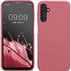 kwmobile Custodia Compatibile con Samsung Galaxy A14 5G Cover - Back Case per Smartphone in Silicone TPU - Protezione Gommata - rosa scuro