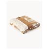 Westwing Collection Coperta con finitura a frange Fran - Giallo