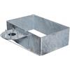 Bel Fer Base in acciaio zincato da interrare 45x48 cm, bel-fer 42/bsz