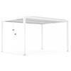 Magazzini Cosma S.P.A. Pergola bioclimatica bianca 3x4